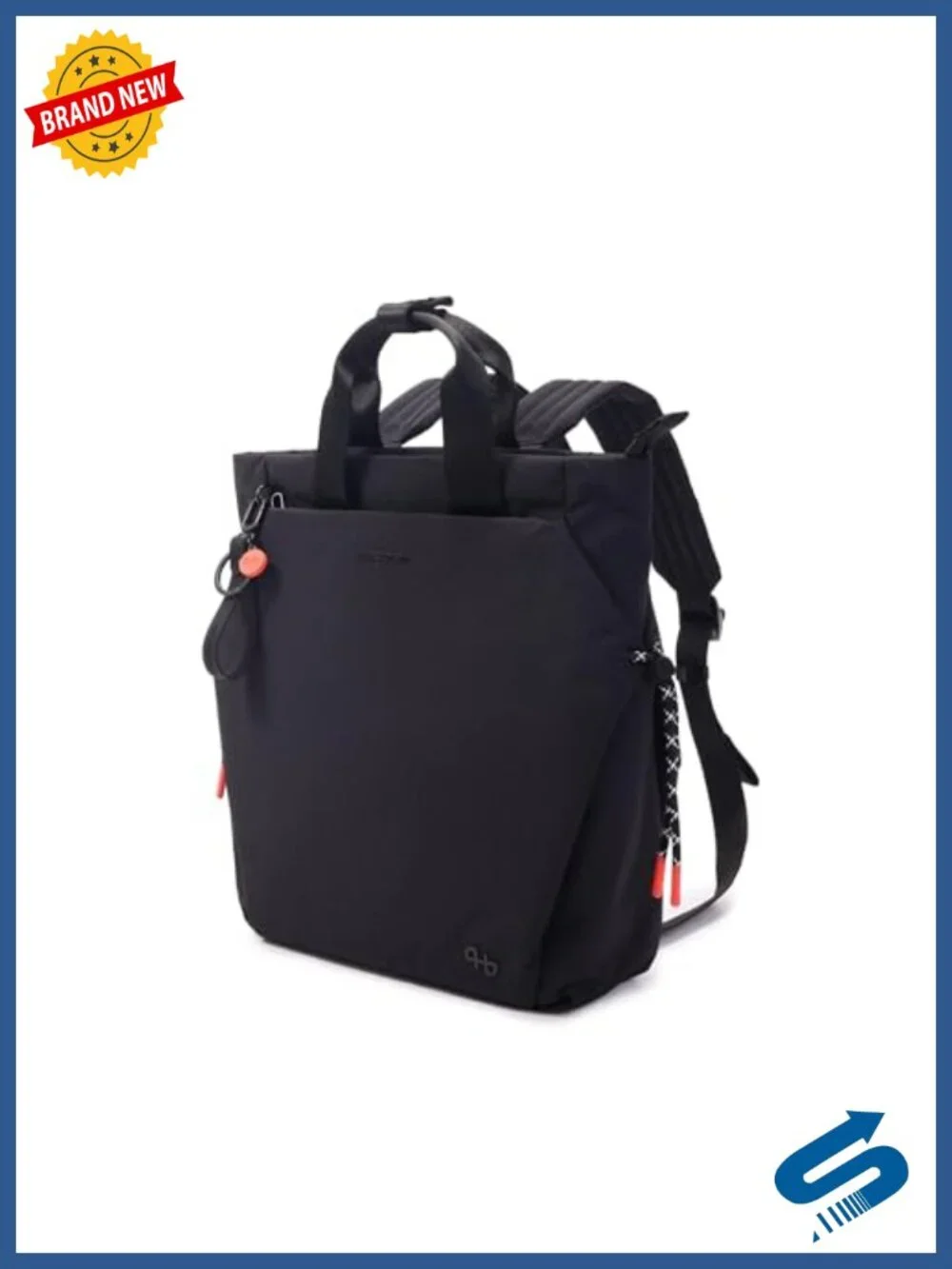 Convertible Tote Backpack with Laptop Pocket Adjustable Straps